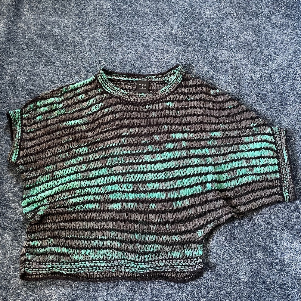 Twin-Set Knit Short Sleeve Sweater